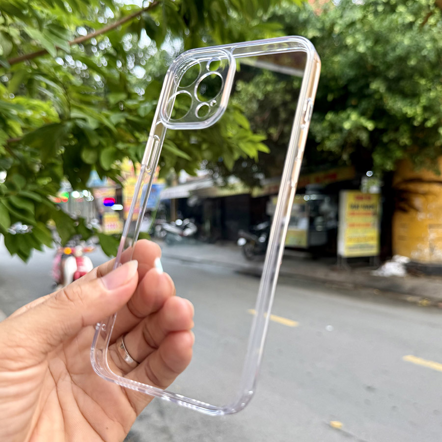 Ốp Lưng iPhone 12 Pro Max Likgus Trong Suốt Viền PU Chính Hãng