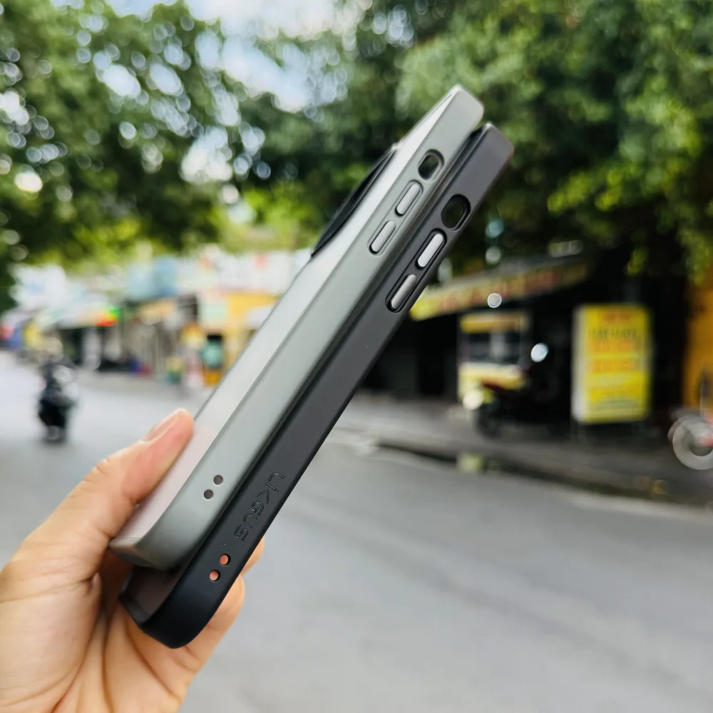 Ốp lưng iPhone 12 Pro Max Likgus viền màu