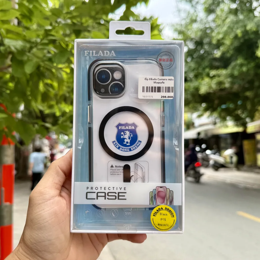 Ốp lưng iPhone 15 Filada Camera màu