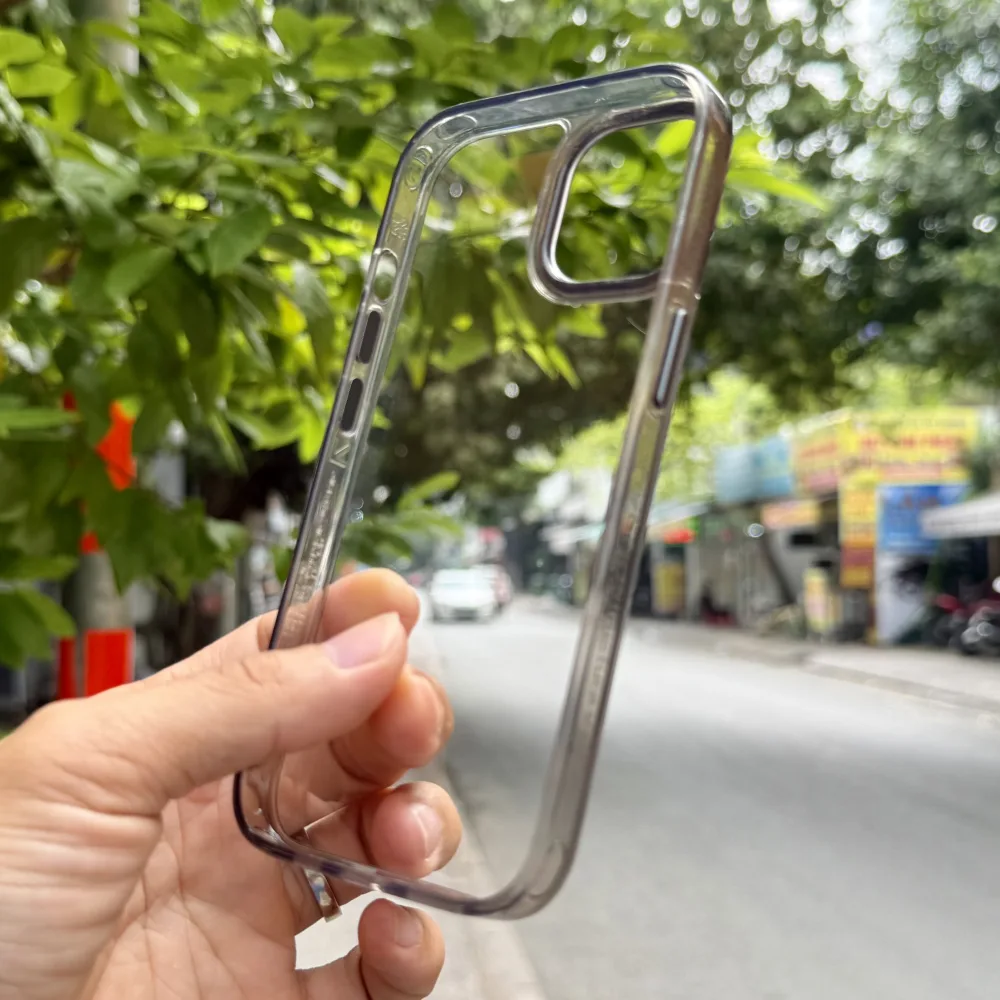 Ốp Lưng iPhone 15 Likgus K-Glass Viền Màu, Nút & Camera Kim Loại Chính Hãng