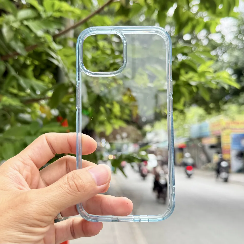 Ốp lưng iPhone 15 Likgus trong viền màu