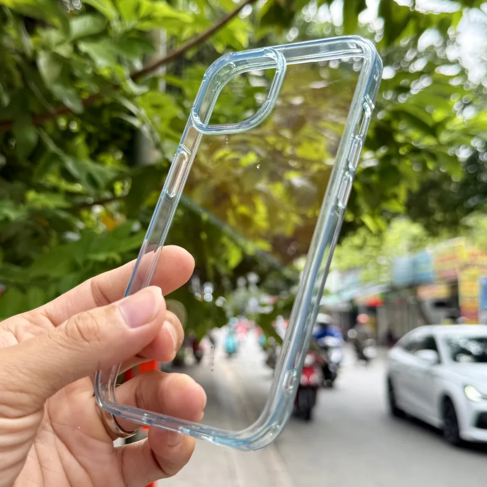Ốp lưng iPhone 15 Likgus trong viền màu
