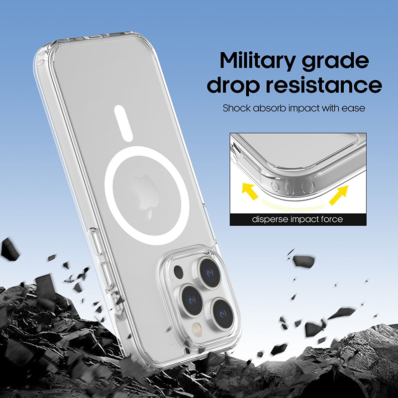 Ốp lưng iPhone 15 Pro Max Likgus trong suốt Magnetic