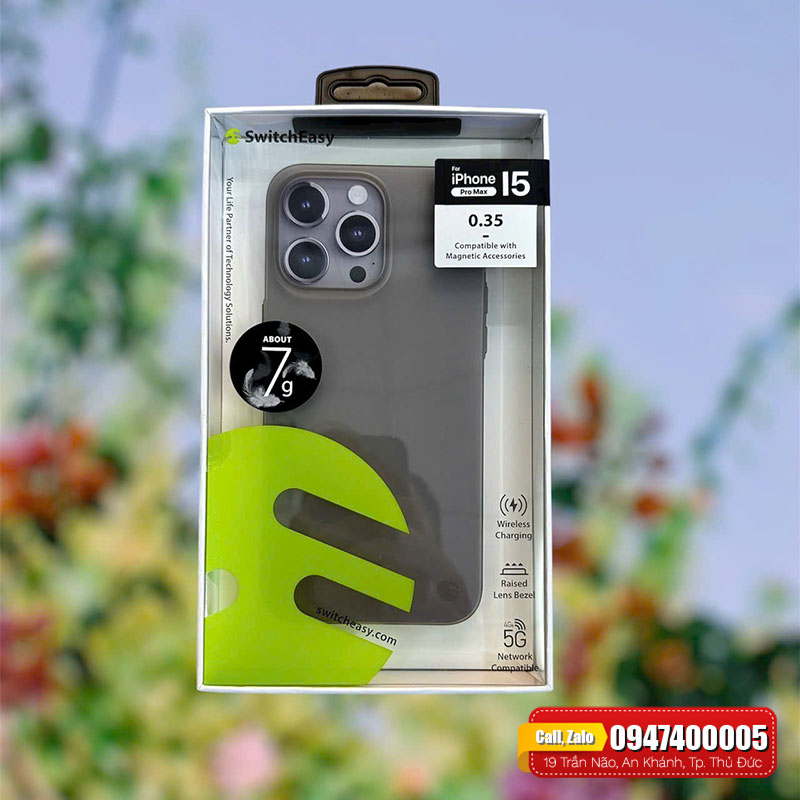 Ốp lưng iPhone 15 Pro Max Switcheasy Ultra thin