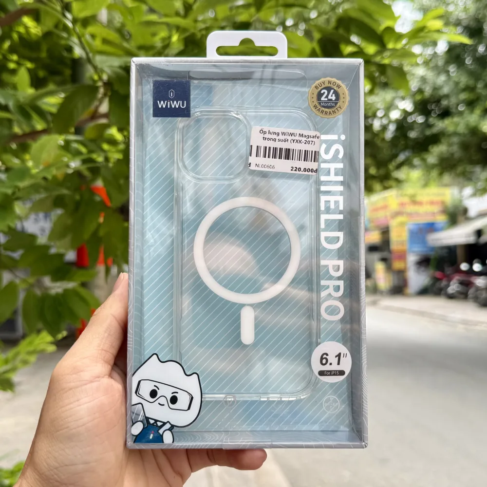 Ốp Lưng iPhone 15 WiWU MagSafe YXK-207 Trong Cứng, Không Ố Vàng
