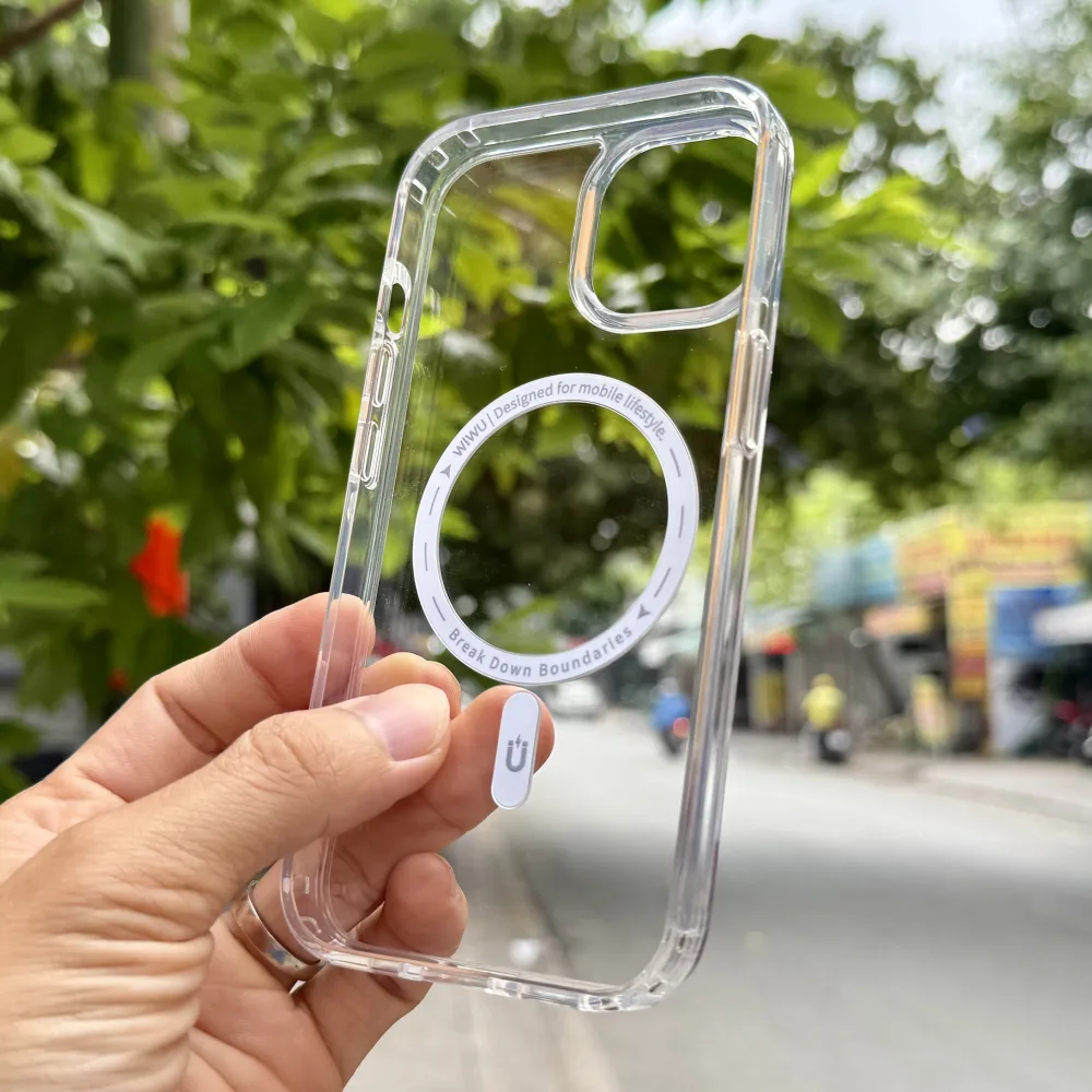 Ốp Lưng iPhone 15 WiWU Trong Viền Dẻo Chống Sốc MCC-101 Chính Hãng