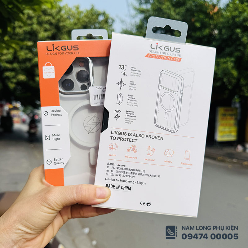 Ốp lưng iPhone 16 Pro Max Likgus RMC Magsafe