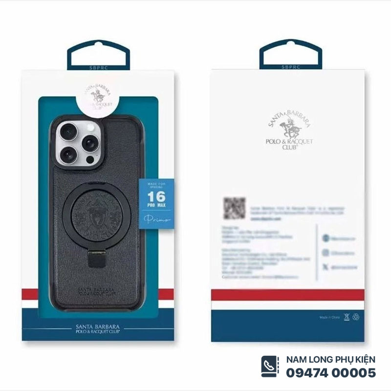Ốp lưng iPhone 16 pro Max Santa Barbara Polo