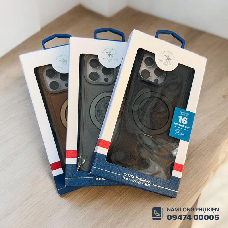 Ốp lưng iPhone 16 pro Max Santa Barbara Polo