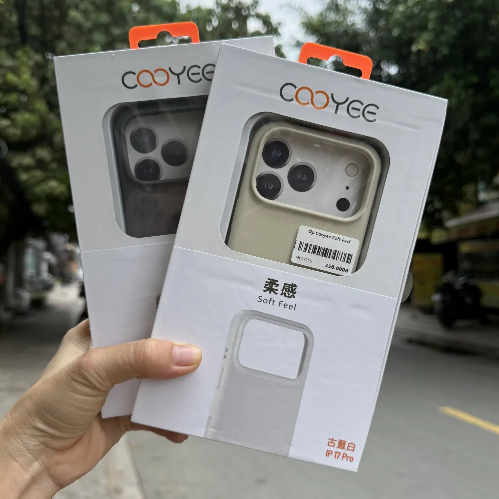 Ốp lưng iPhone 17 Pro/ 18 Pro Cooyee Soft Feel