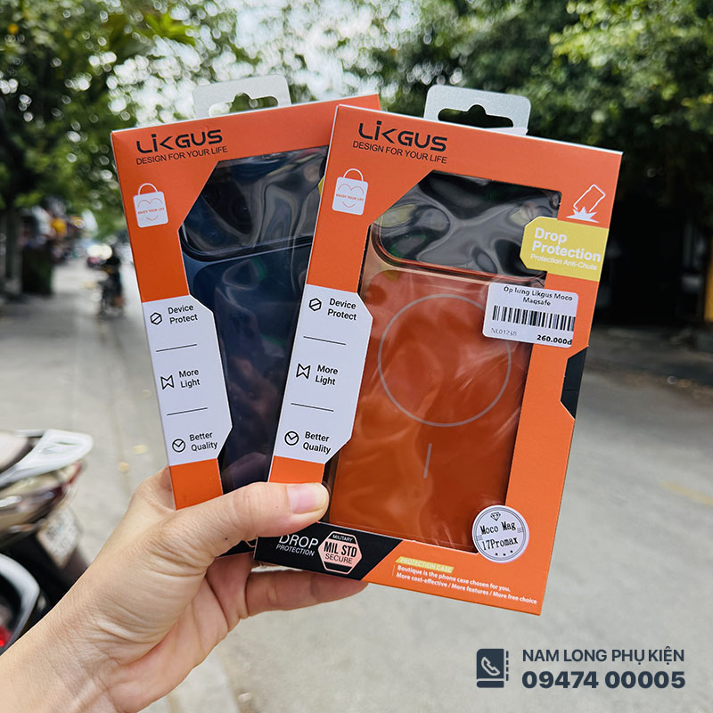 Ốp lưng iPhone 17 Pro Max/ 18 Pro Max Magsafe Likgus Moco