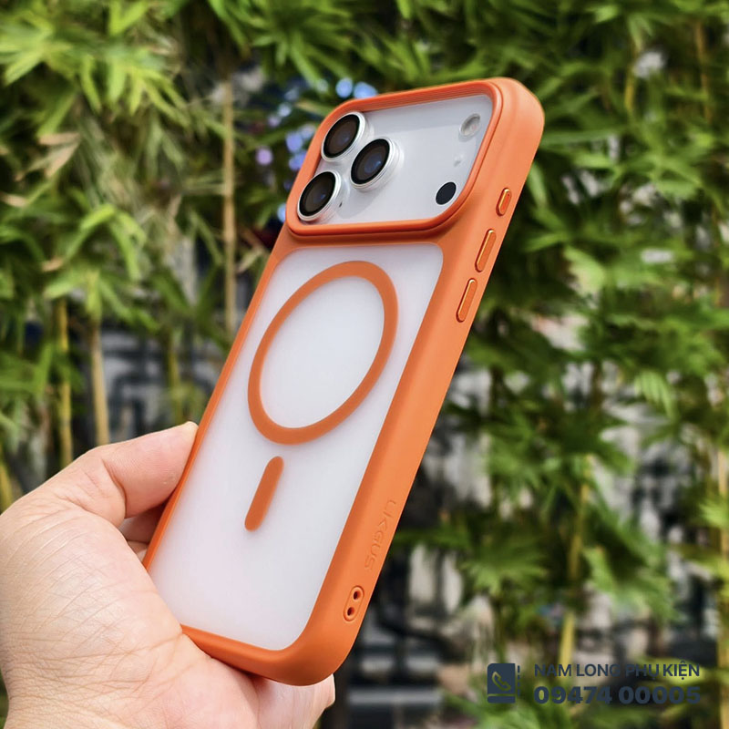 Ốp lưng iPhone 17 Pro Max/ 18 Pro Max Likgus nhám magsafe
