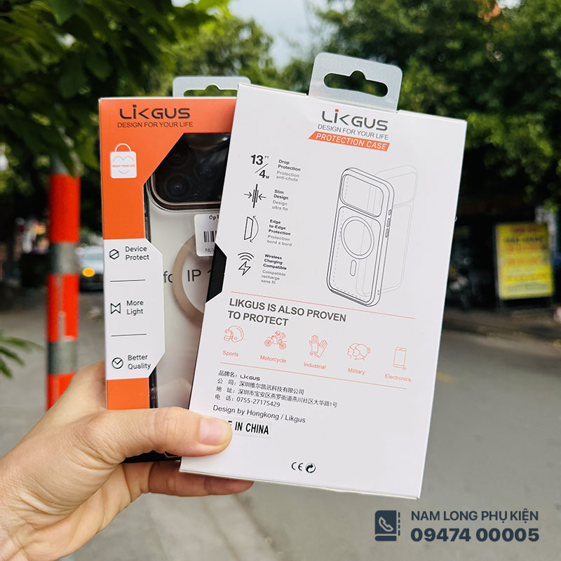 Ốp lưng iPhone 17 Pro Max/ 18 pro Max Likgus RMC Magsafe