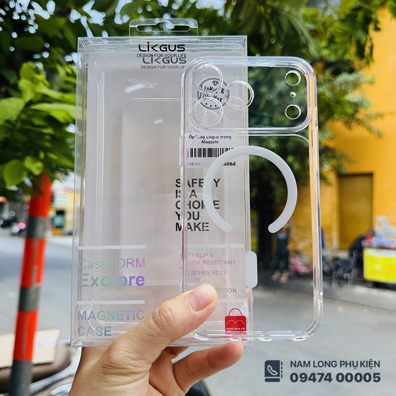 Ốp lưng iPhone 17 series Likgus trong Magsafe