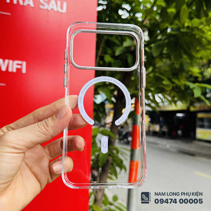 Ốp lưng iPhone 17 Pro Max/ 18 Pro Max trong suốt WiWU Invisible Ultra YXK-208