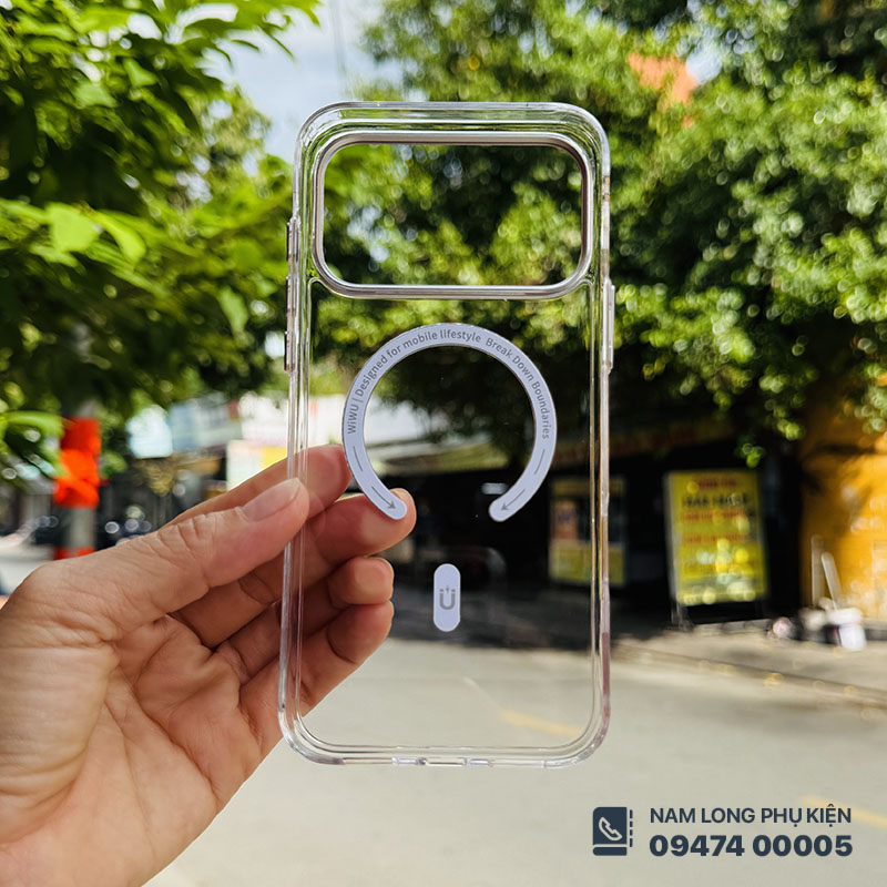 Ốp lưng iPhone 17 Pro Max/ 18 Pro Max trong suốt WiWU Invisible Ultra YXK-208