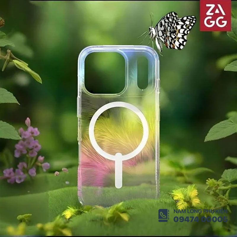 Ốp lưng iPhone 17 Pro Max/ 18 Pro Max ZAGG Milan Snap Iridescent