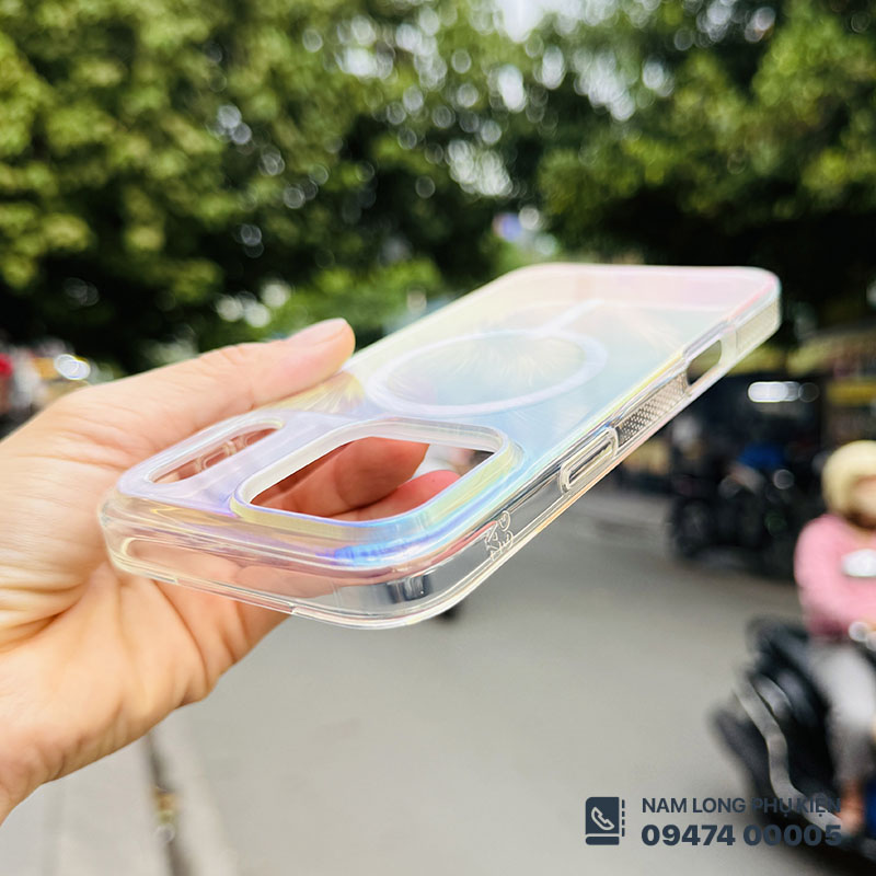 Ốp lưng iPhone 17 Pro Max/ 18 Pro Max ZAGG Milan Snap Iridescent