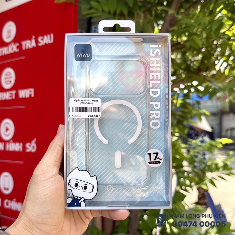Ốp lưng iPhone 17 Pro WiWU iShield Pro MMC-101