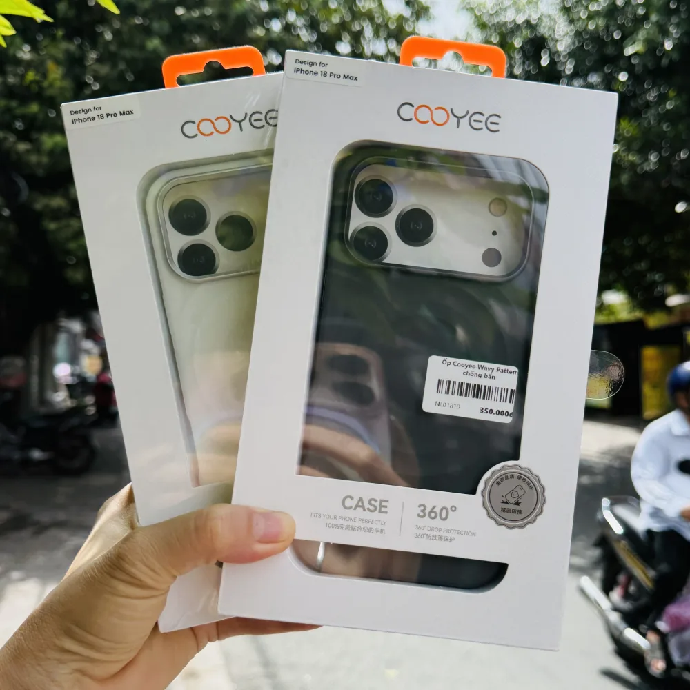 Ốp lưng iPhone 18 Pro Max Cooyee Wavy Pattern