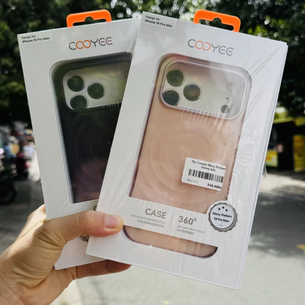 Ốp lưng iPhone 18 Pro Max Cooyee Wavy Pattern