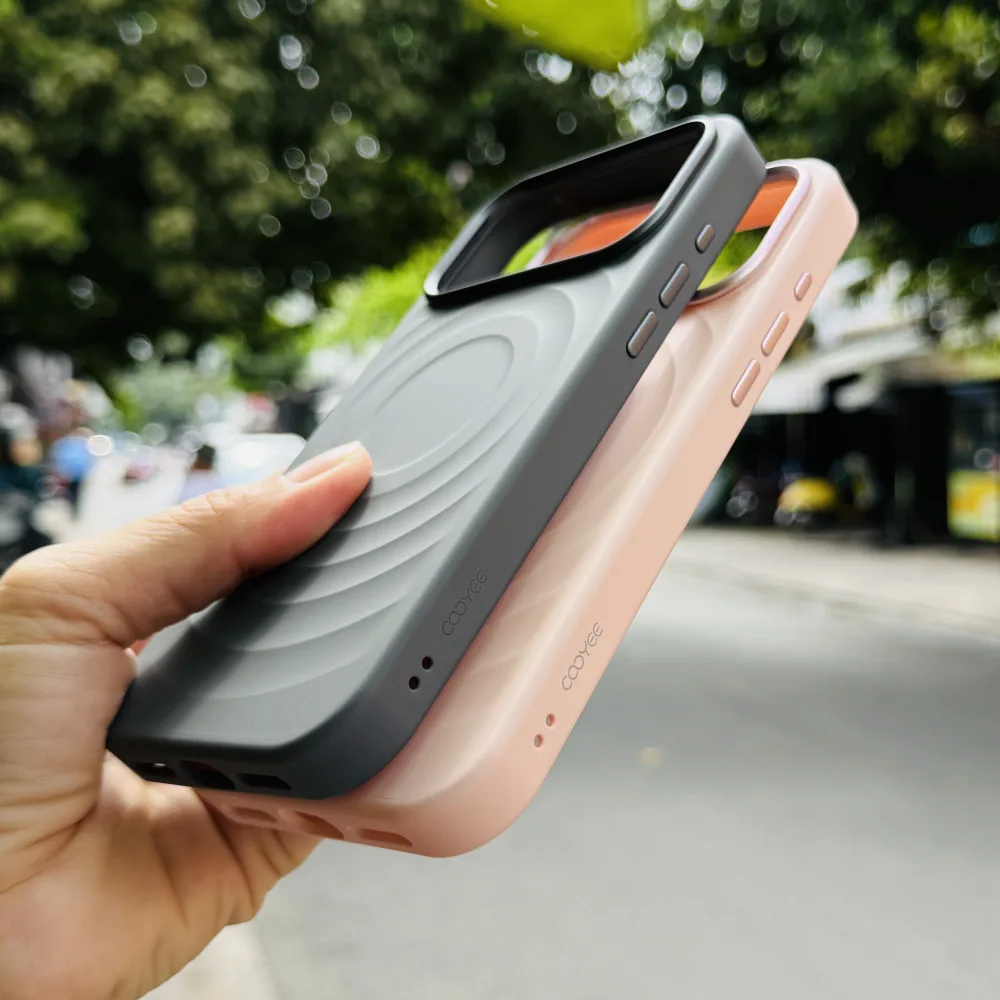 Ốp lưng iPhone 18 Pro Max Cooyee Wavy Pattern