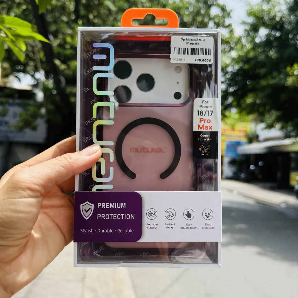 Ốp lưng iPhone 17 Pro Max/ 18 Pro Max Mutural Mist Magsafe