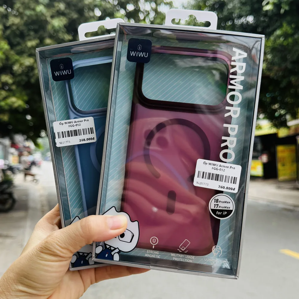 Ốp lưng iPhone 18 Pro Max WiWU Armor Pro FGG-012