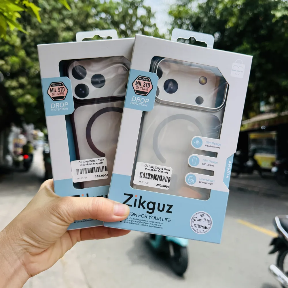 Ốp lưng iPhone 17 Pro Max/18 Pro Max Zikgus Tuan mỏng