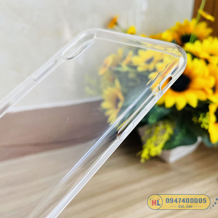Ốp lưng iPhone Xs Max silicon dẻo trong mềm
