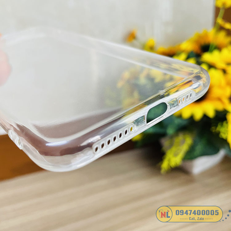 Ốp lưng iPhone Xs Max silicon dẻo trong mềm