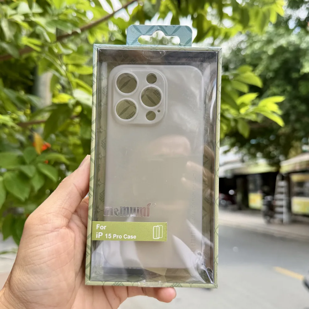 Ốp lưng iPhone 15 Pro Memumi siêu mỏng chính hãng