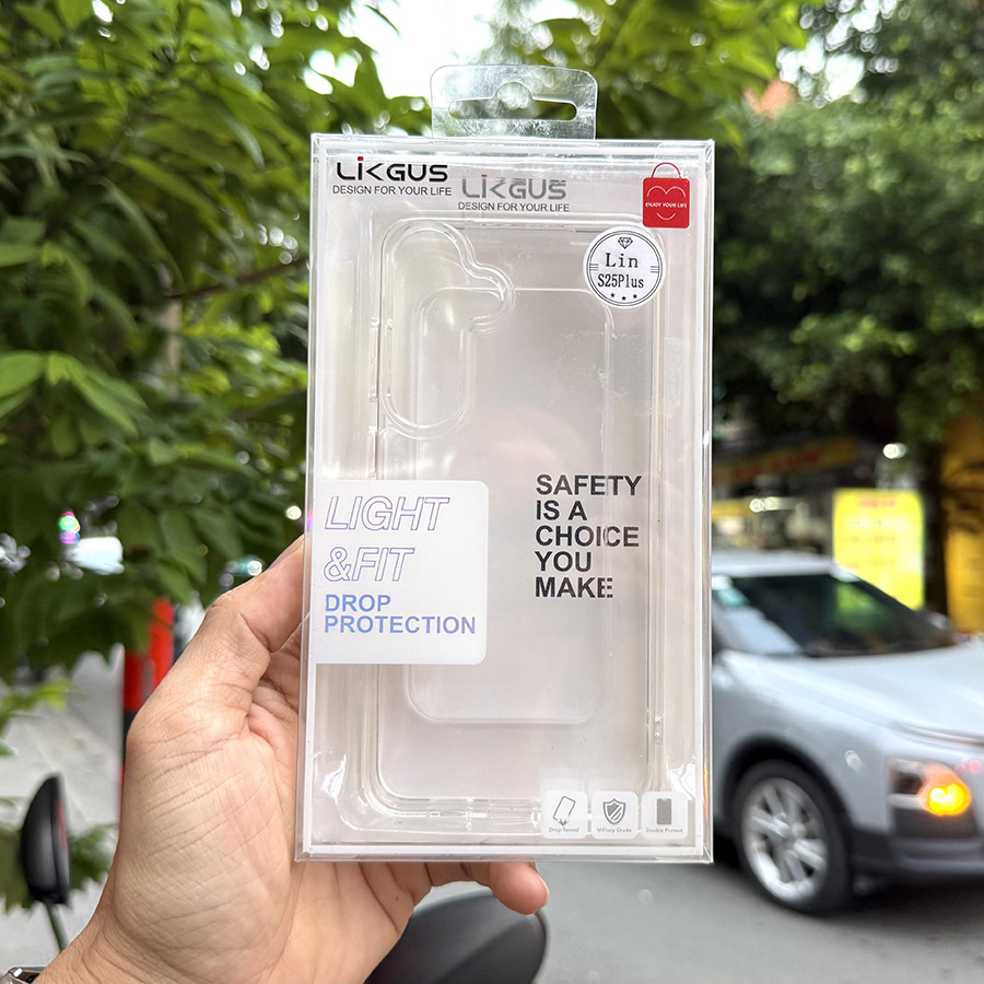 Ốp Lưng Galaxy S25 Ultra/S25+/S25 Likgus Trong Suốt Chính Hãng