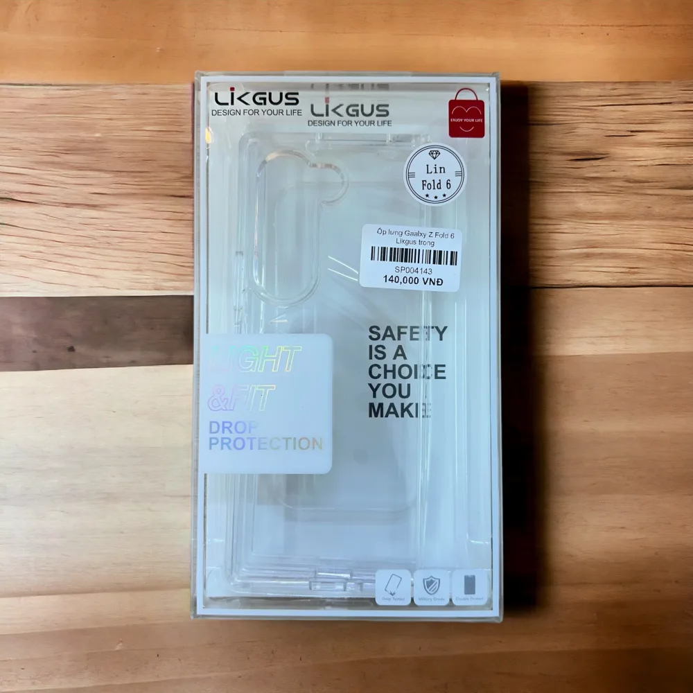 Ốp lưng Galaxy Z Fold6 Likgus trong suốt