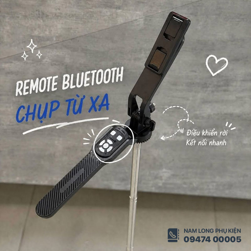 Gậy chụp hình Selfie Stick P180TK dài 1m8
