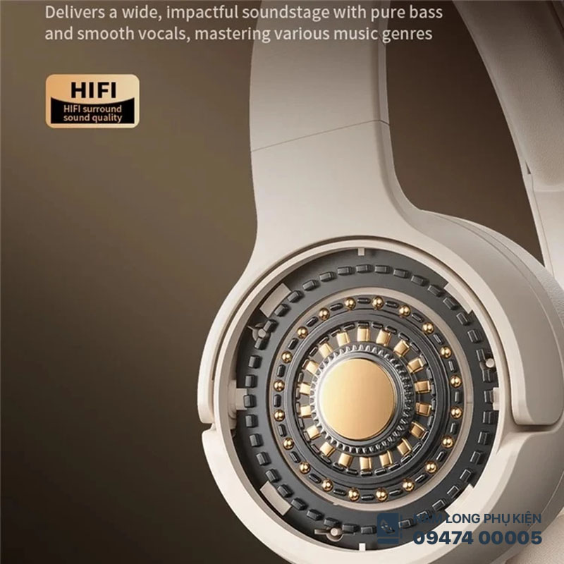 Tai nghe chụp tai Bluetooth Wekome WM-12