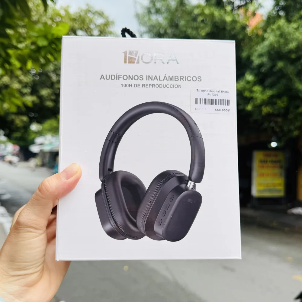 Tai nghe chụp tai bluetooth 1HORA - thời gian pin 100H - có thể gập gọn - AUT250