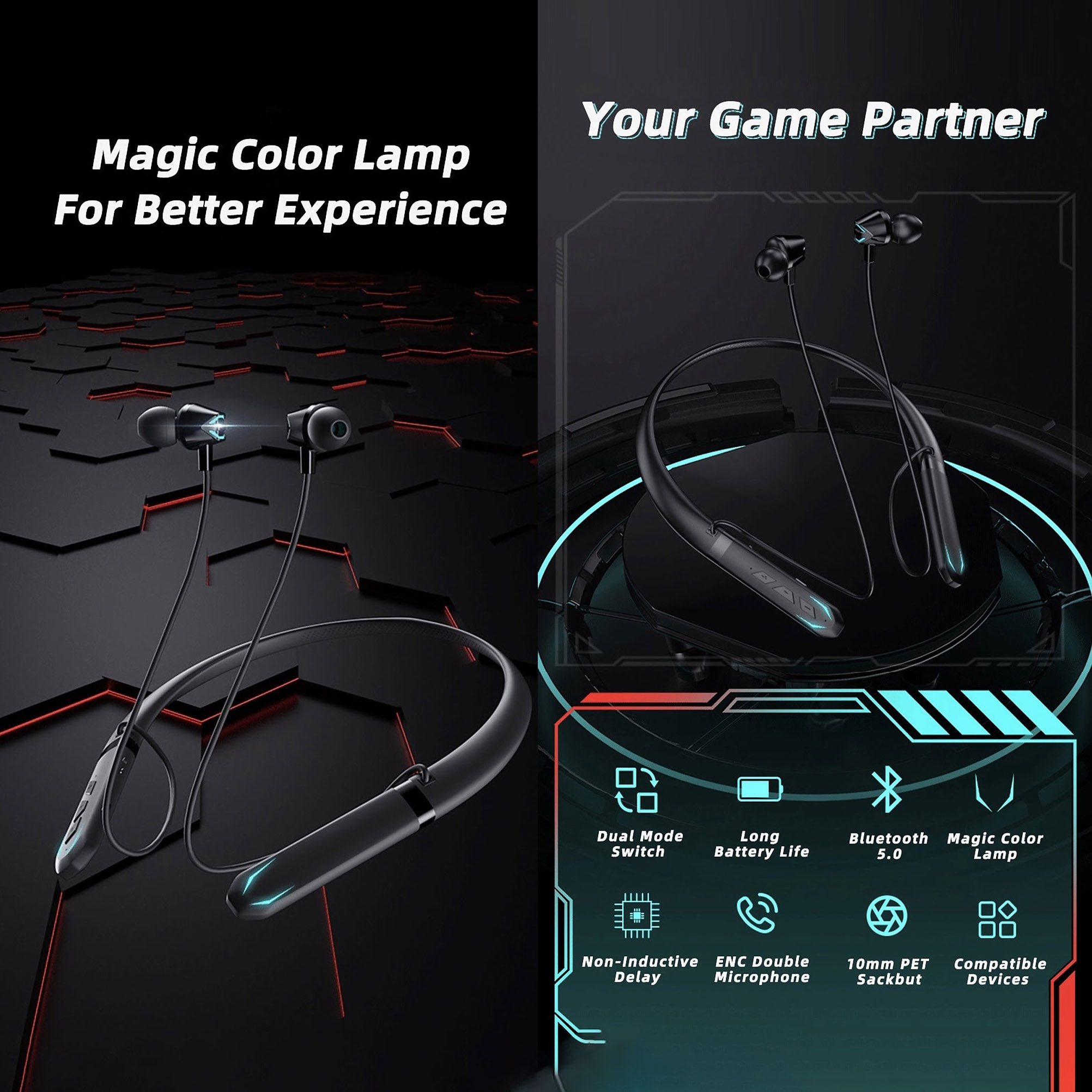 Tai nghe WiWU Cobra 2 chống nước, độ trể thấp dung cho Gamer