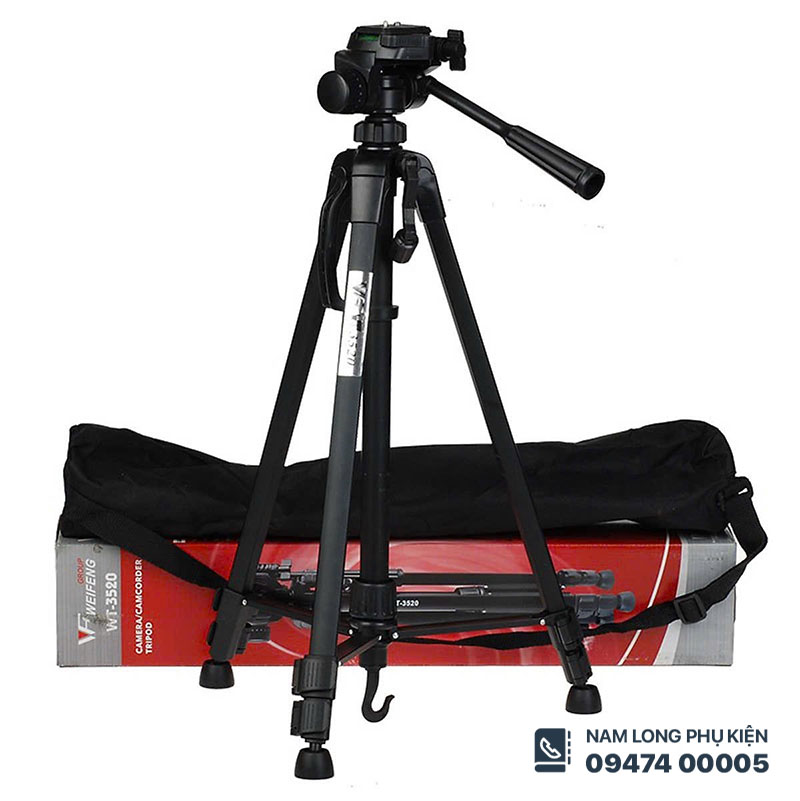 Tripod 3 chân cho điện thoại, máy ảnh
