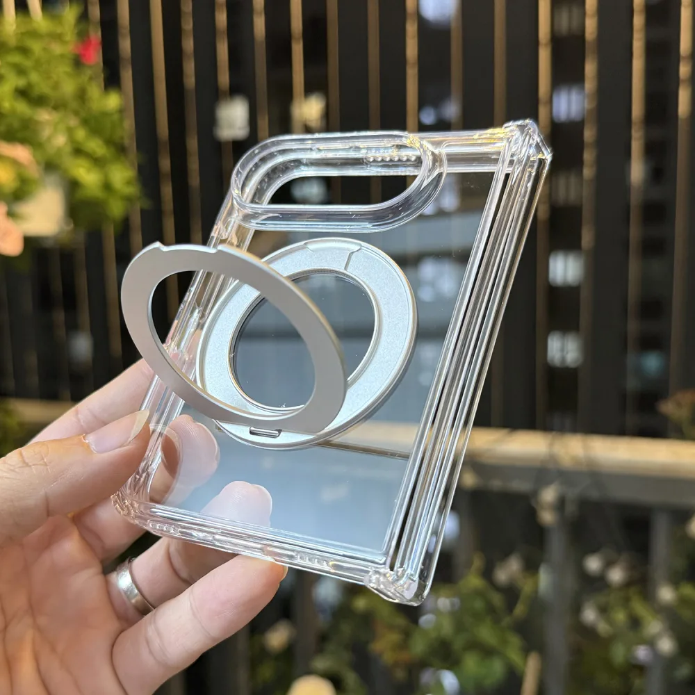 Ốp Lưng KSTDESIGN Trong Suốt Kèm Chân Chống iPhone Duo