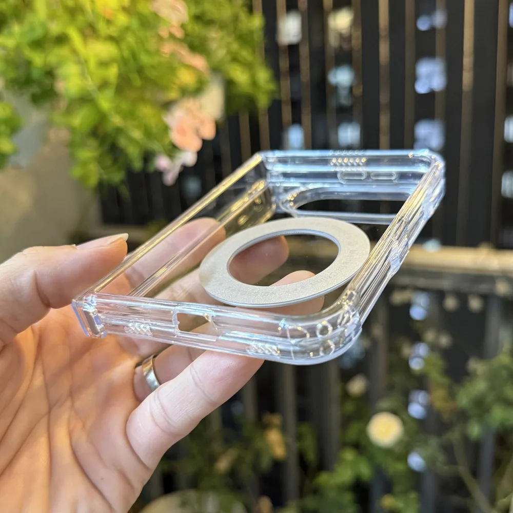 Ốp Lưng KSTDESIGN Trong Suốt Kèm Chân Chống iPhone Duo