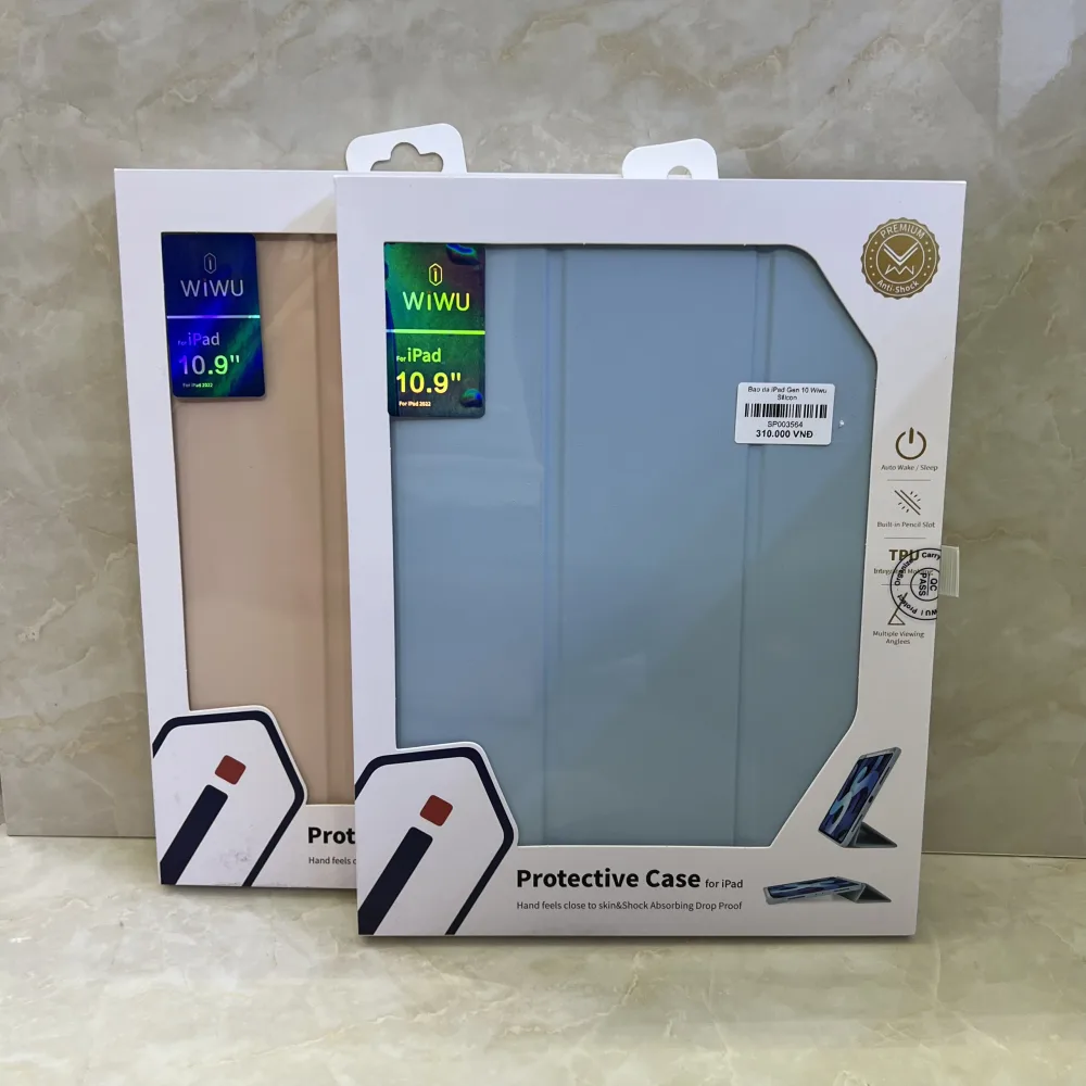 Bao da iPad Gen 10 10.9 Wiwu Silicon chính hãng