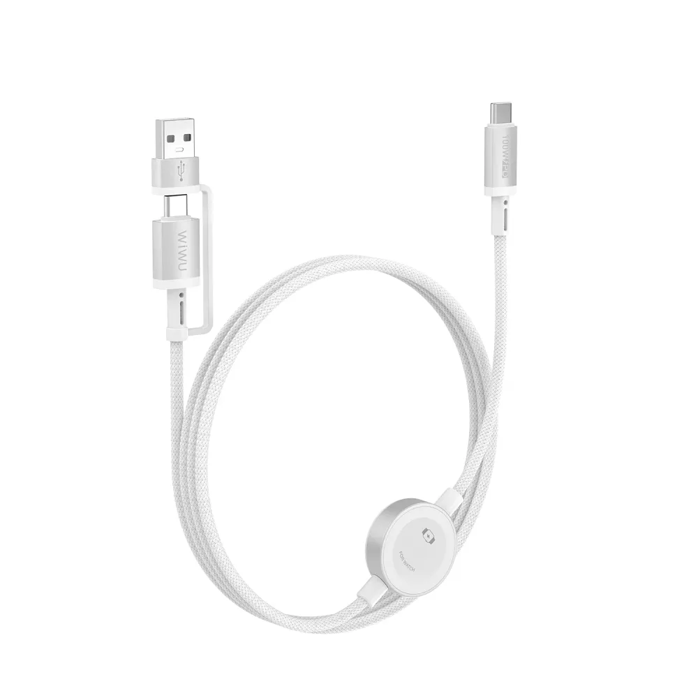 Cáp sạc 2in1 Apple Watch WiWu Titanlink Wireless