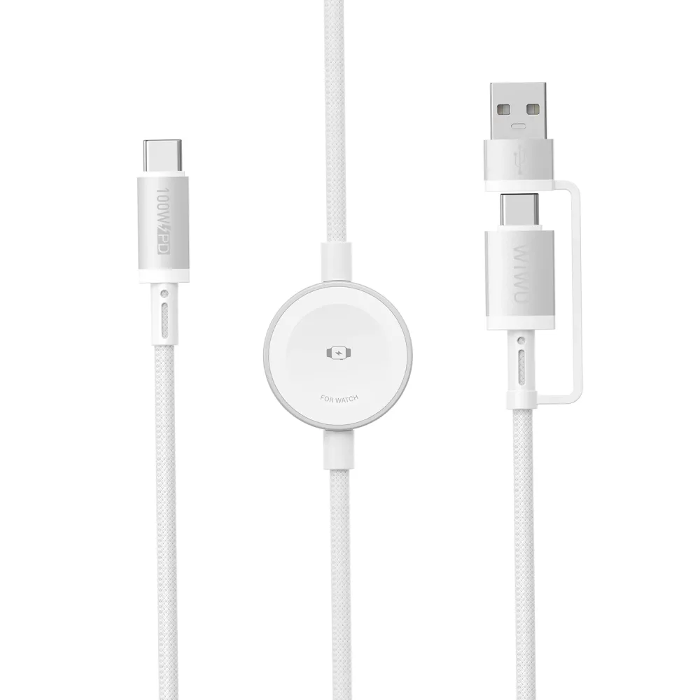 Cáp sạc 2in1 Apple Watch WiWu Titanlink Wireless