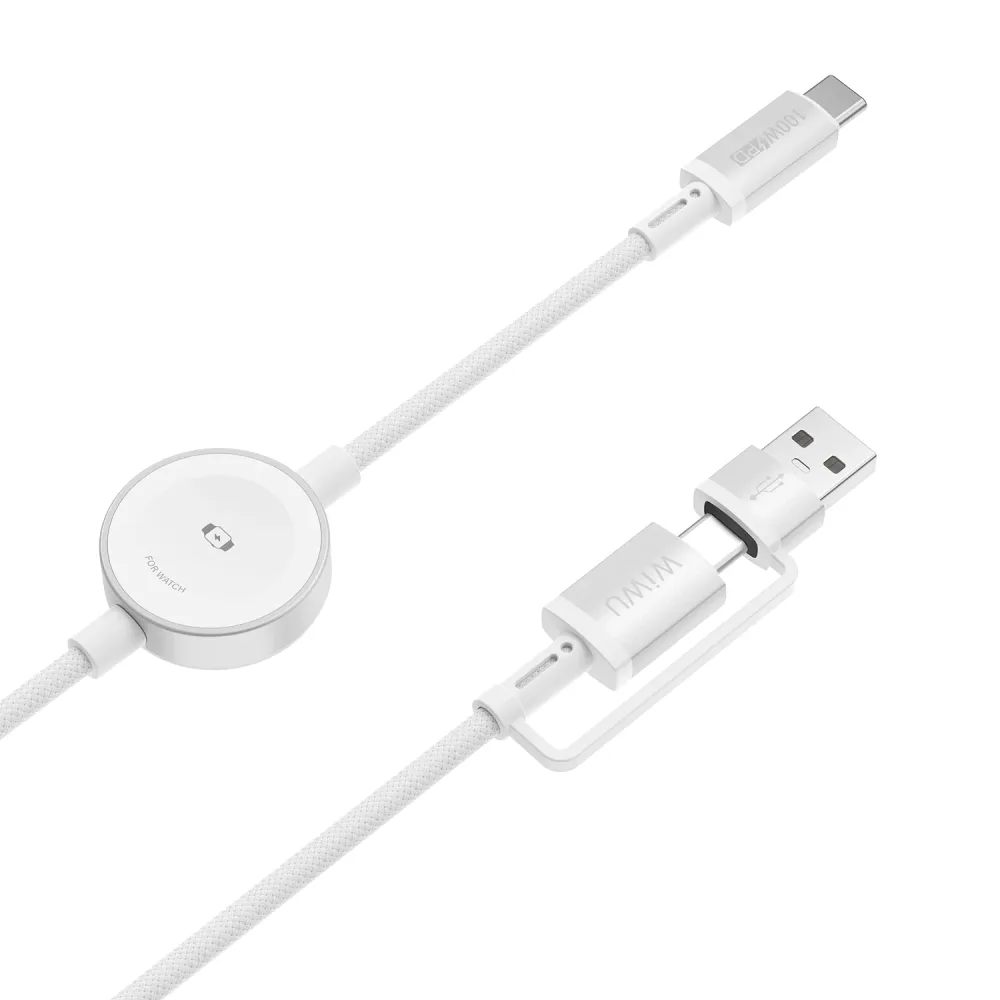 Cáp sạc 2in1 Apple Watch WiWu Titanlink Wireless