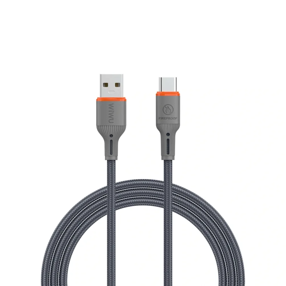 Cáp sạc chống cháy USB to Type C WiWU FlameGuard C096