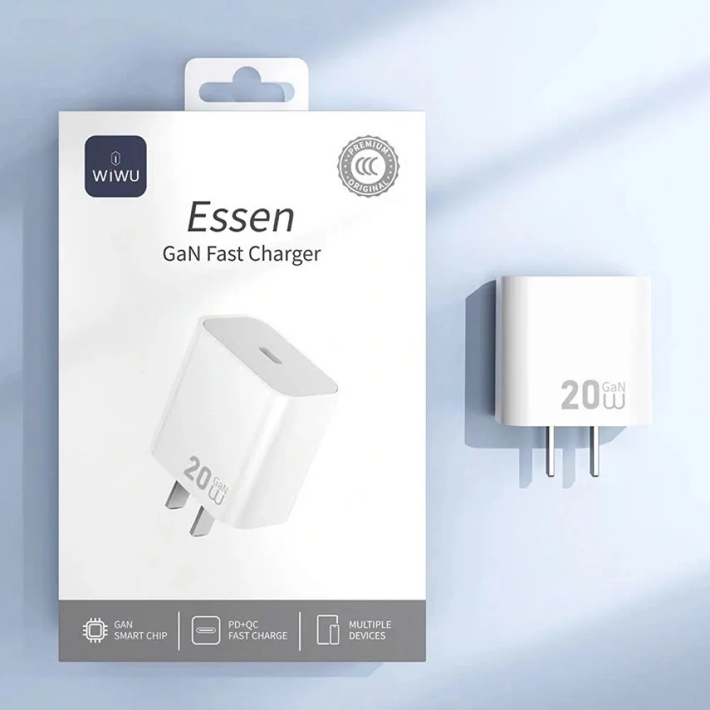 Củ sạc nhanh WiWU 20W Essen GaN Wi-G001