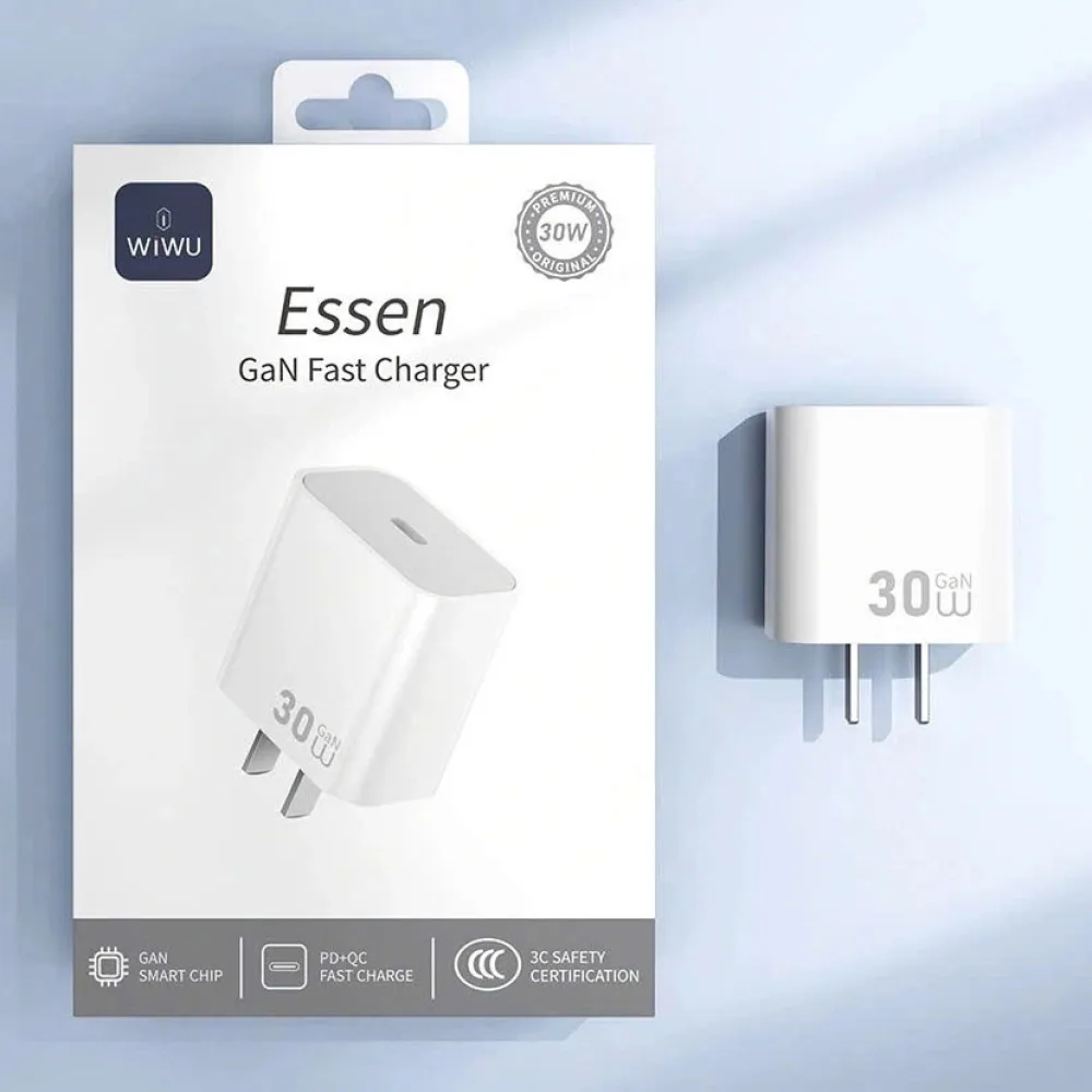 Củ sạc 30W WiWU Essen GaN chính hãng