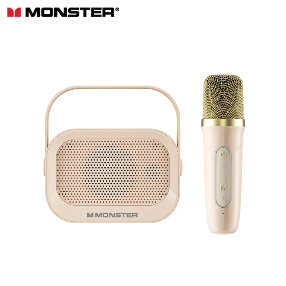 Loa Bluetooth Monster GK600 (kèm 2 mic hát karaoke)