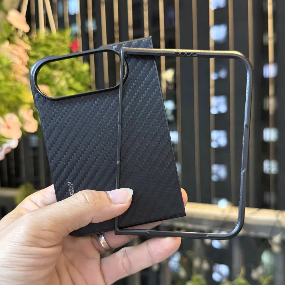 Ốp Lưng KSTDESIGN Vân Carbon iPhone Duo Chính Hãng